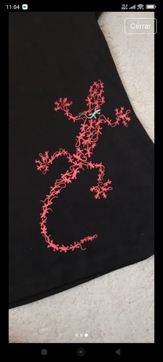 Camiseta negra Nueva XL