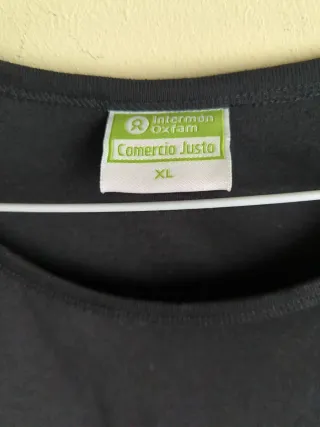 Camiseta negra Nueva XL