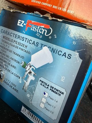 Pistola de pintar compresor