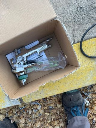 Pistola de pintar compresor