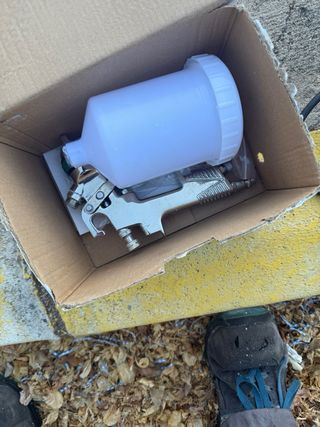 Pistola de pintar compresor
