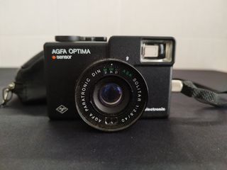 Cámara Agfa Optima sensor Analógica Negra