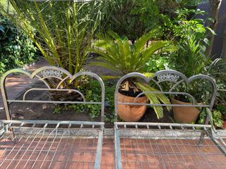 2 Camas Individuales Metálicas Antiguas