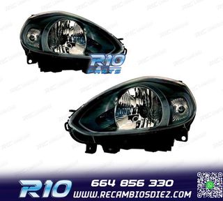FAROS PARA FIAT PUNTO EVO 09- FONDO NEGRO
