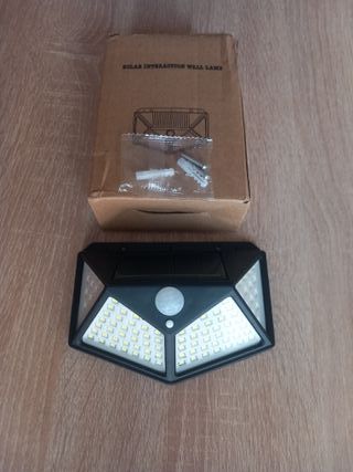 Luz Solar LED Exterior con Sensor Movimiento