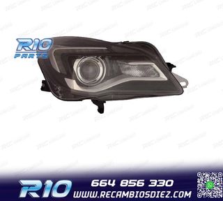 FARO DCH PARA OPEL INSIGNIA 13-16 LED FONDO NEGRO