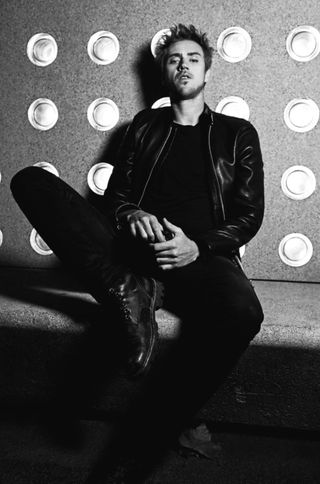 Chaqueta de cuero Diesel Timeless Negra