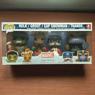 Funko Pop! Marvel 4 Pack Feliz Navidad