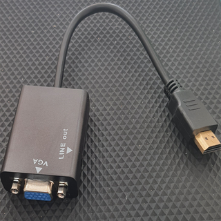 Adaptador HDMI a VGA con salida de audio