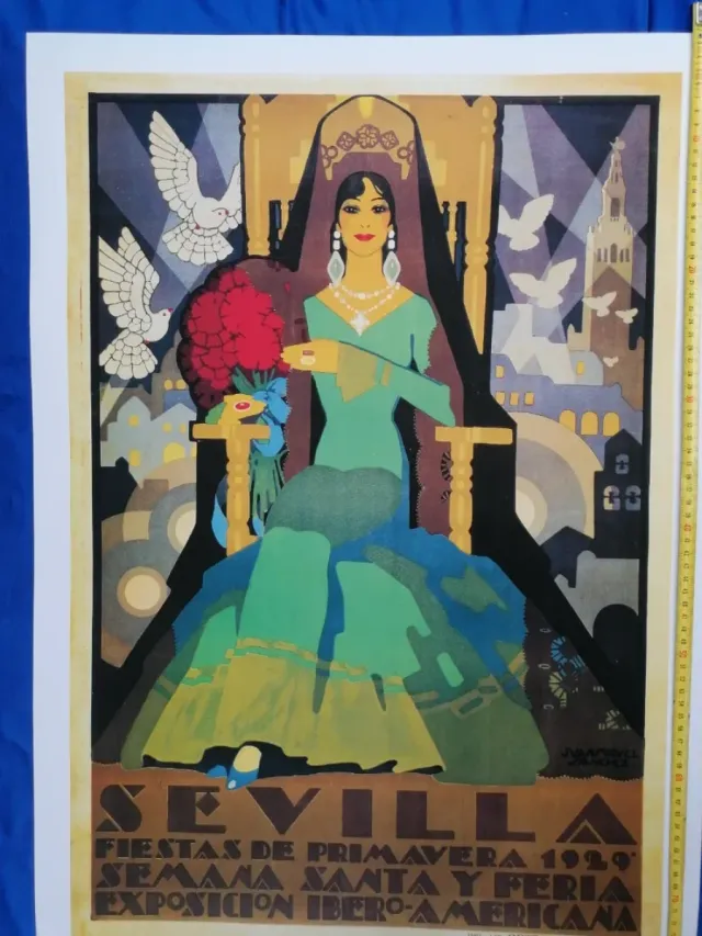 Cartel Sevilla 1929. Reproducción