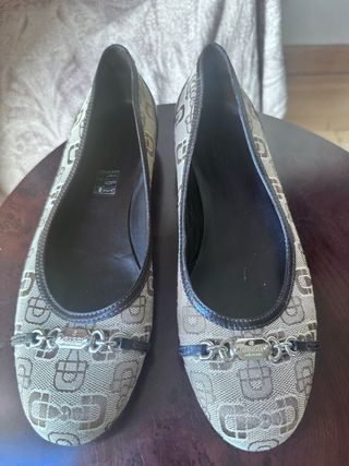 Bailarinas Gucci Beige y Marrón
