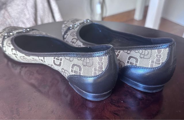 Bailarinas Gucci Beige y Marrón