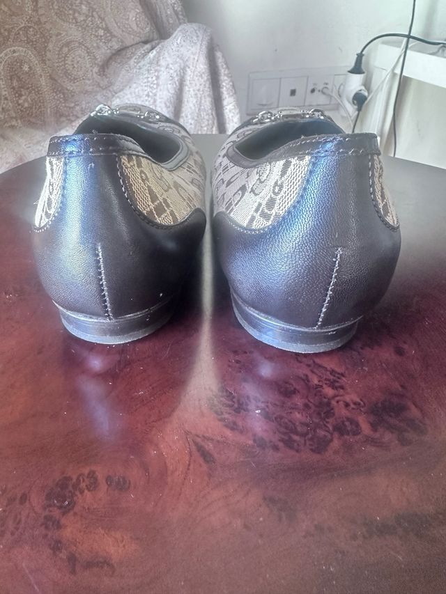 Bailarinas Gucci Beige y Marrón