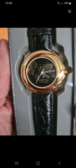 Reloj Benetton by Bulova Dorado y Negro