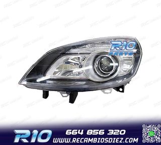 FARO IZQ RENAULT SCENIC II 05-08 XENON FONDO NEGRO