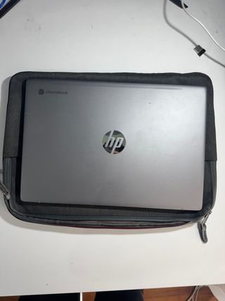HP Chromebook gris, tecla 'A' rota