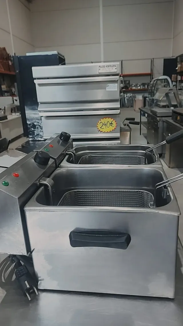 Freidora Doble Industrial 8+8L 3.5kw