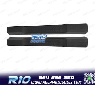 ESTRIBERAS ESTRIBOS JEEP WRANGLER 2P 07-17 NEGRO