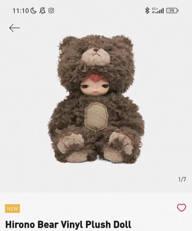 Oso Labubu Vinyl Plush Doll