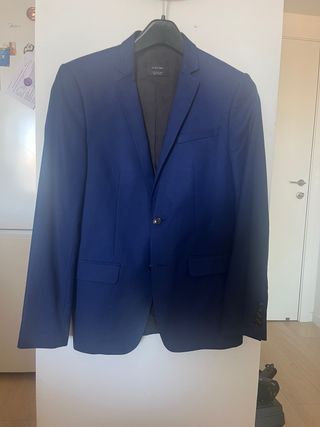 Chaqueta Zara Man Azul Hombre