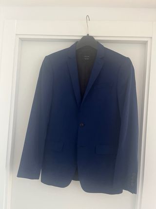 Chaqueta Zara Man Azul Hombre
