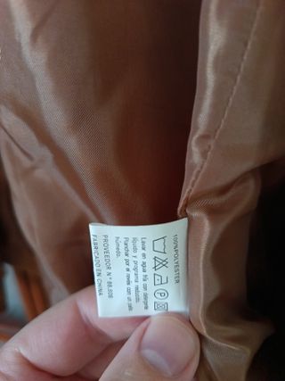 Chaqueta de ante Woman Style marrón