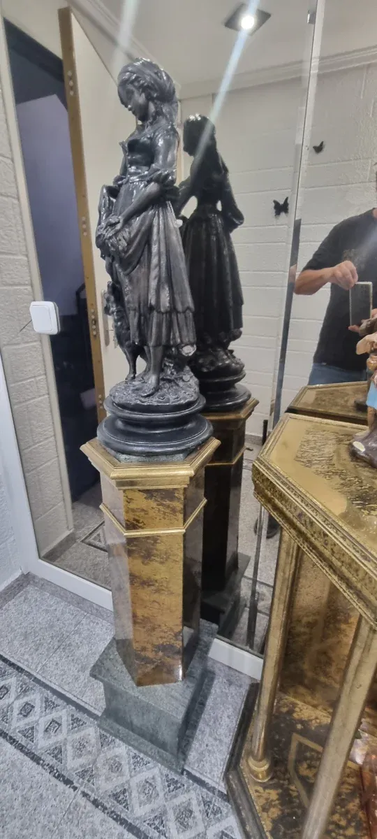 Chollo Recibidor Diseño Italiano Oro y Mármol