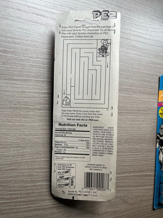 PEZ Star Wars 1997 C-3PO, Darth Vader, Chewbacca