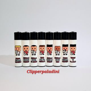 Set 8 Accendini Clipper Tema Calcio Sevilla