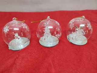 Bolas Cristal Adornos Navidad  6CM