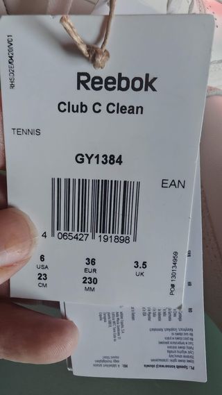 Reebok Club C Clean Tennis Bianche Blu