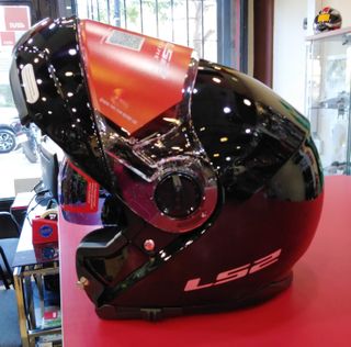 Casco de Moto LS2 Negro Brillante