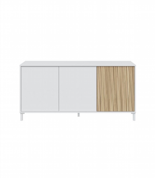 Aparador 3 Puertas 154cm. Blanco Artik/Natur