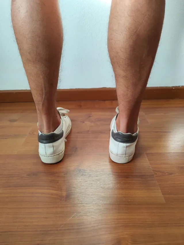 Zapatillas Planasnook Piel Blancas Talla 42