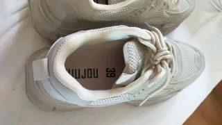 Zapatos plataforma beige