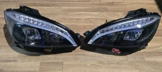 Faros TUBE LIGHT Negros con Intermitente LED