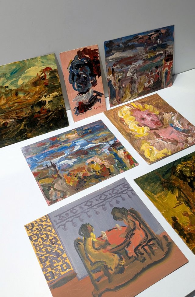 Llopis Beltrá óleos firmados pequeño formato