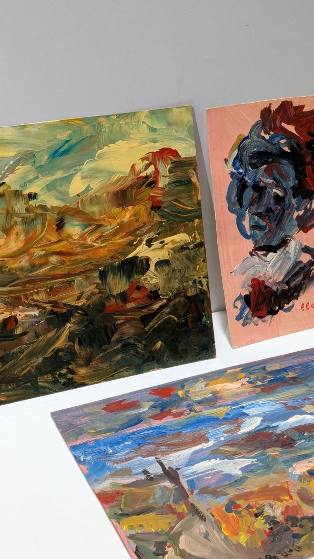 Llopis Beltrá óleos firmados pequeño formato