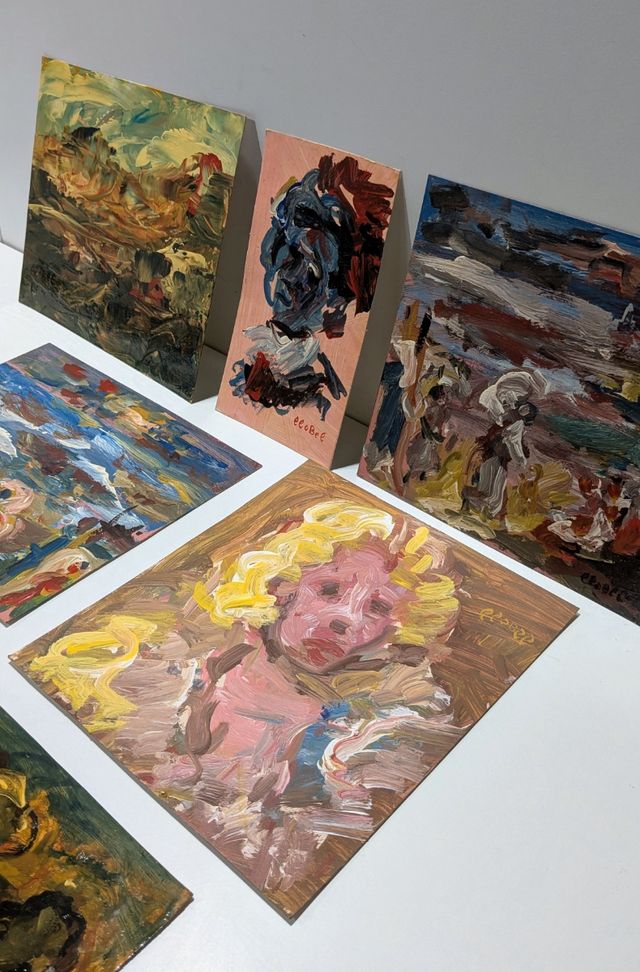 Llopis Beltrá óleos firmados pequeño formato