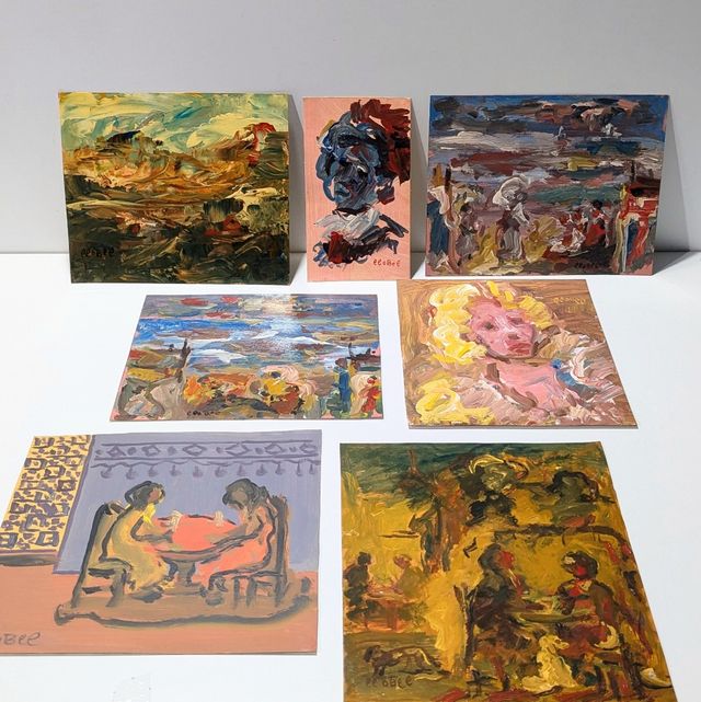 Llopis Beltrá óleos firmados pequeño formato