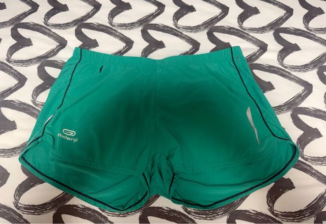 Pantalón corto deportivo Kalenji verde