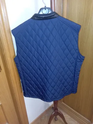 Chaleco acolchado caballero azul marino