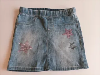 Falda tejana niña estrellas 8-9 años