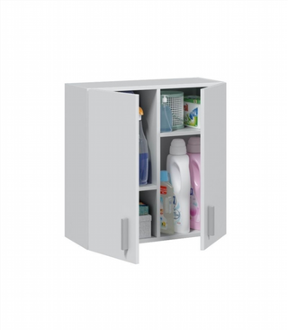 Armario Colgante Multiuso/ Auxiliar, 2 Puertas Bl