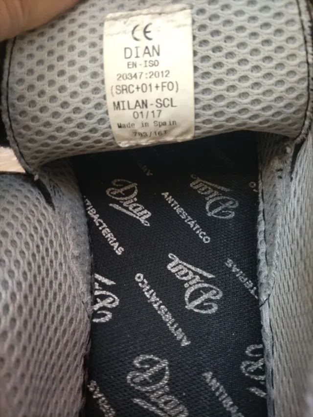 Zapatos Cocina Negros Velcro/escolares