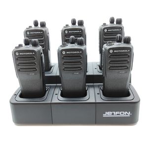 Cargador Múltiple JETFON para Walkies Motorola