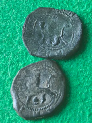 2 Monedas Felipe II 2 Maravedis Cuenca