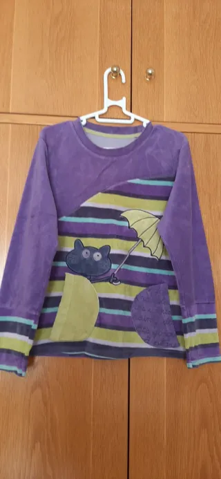 Pijama invierno chica morado