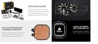Refrigeración Líquida Corsair H100x Nueva