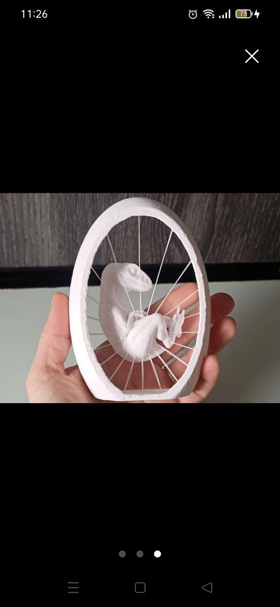 Huevo Dinosaurio 3D Suspendido